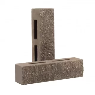 Кирпич облицовочный гиперпрессованный пустотелый узкий ГРАФИТ КУПФ-М6