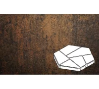 Плитка тротуарная в форме - Полигональ 893х780