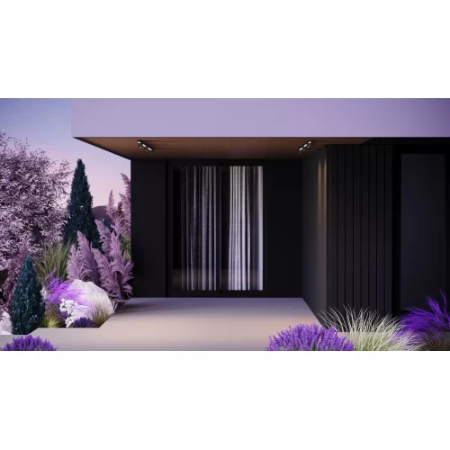 Уличный трековый светильник Points Elasity IP 3000К 10Вт 45° черный O-TR01-2-S-10WB3K — фото 15, Светильники для уличной трековой системы освещения Elasity IP, Maytoni