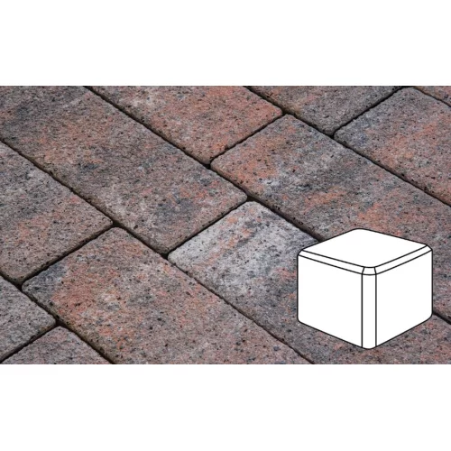 Купить Плитка тротуарная в форме - Куб 80х80