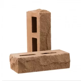 Кирпич облицовочный гиперпрессованный пустотелый тычковый «Дикий камень» ЛАТТЭ КСПБ3