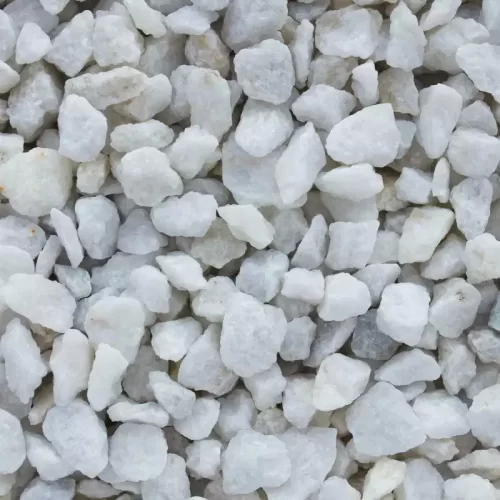 Купить Щебень мраморный белый 5-10мм (20 кг) ЩМ 5-10