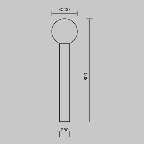 Купить Ландшафтный светильник Bold O598FL-01B - фото: 5