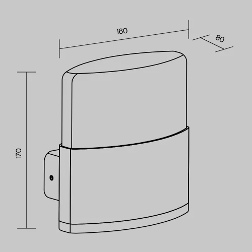 Купить Уличный настенный светильник Rom O442WL-L12GF3K1 - фото: 5
