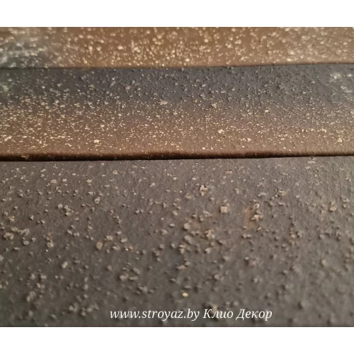Плитка фасадная клинкерная керамическая КЛИО коричневый Витебск