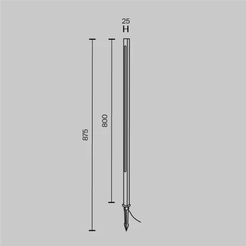 Купить Ландшафтный светильник Pole O440FL-L12GF3K - фото: 5