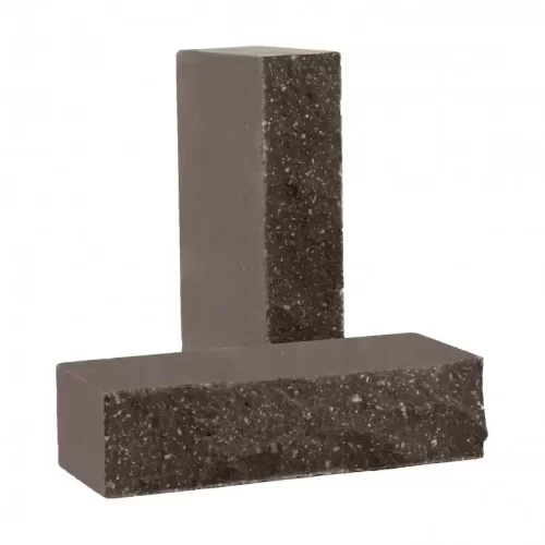 Купить Кирпич облицовочный гиперпрессованный полнотелый фактурный «Дикий камень» ГРАФИТ КСЛА6