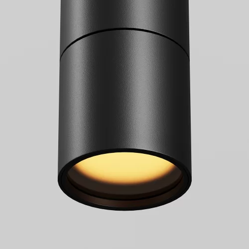 Уличный трековый подвесной светильник Focus Led Elasity IP 3000К 8Вт 38° черный O-TR01-1-P-8WB3K — фото 2, Светильники для уличной трековой системы освещения Elasity IP, Maytoni