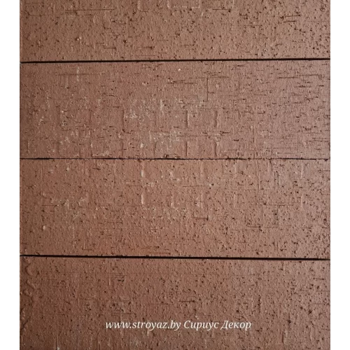 Купить Плитка фасадная клинкерная керамическая СИРИУС красная - фото: 1