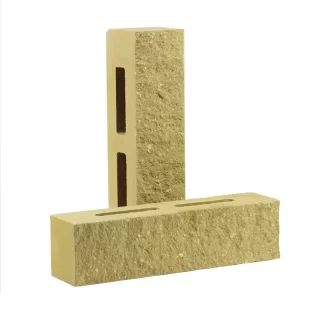 Кирпич облицовочный гиперпрессованный пустотелый фактурный "Гранит" Песчанник КУПФ-М2