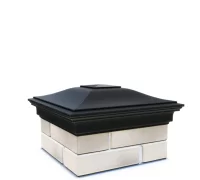 Колпак полимеркомпозитный MONBLAN с посадкой 355х355 0,71 НФ, чёрный