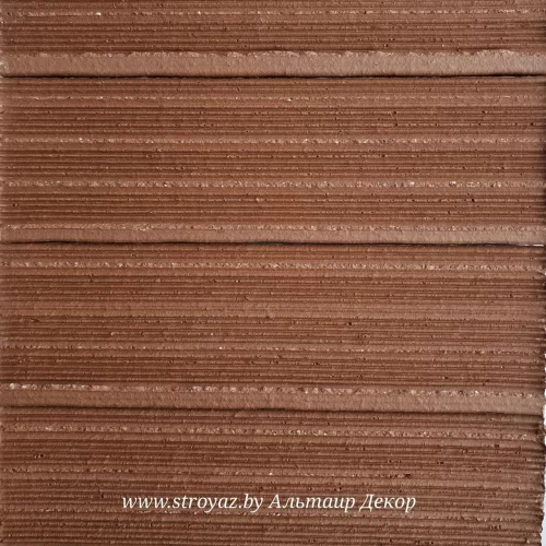 Плитка фасадная клинкерная керамическая Альтаир темно-красная гродно