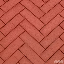ЛОНДОН ЛОНГ красный, клинкер тротуарный, ЛСР