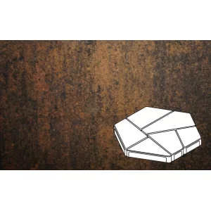 Плитка тротуарная в форме - Полигональ 893х780