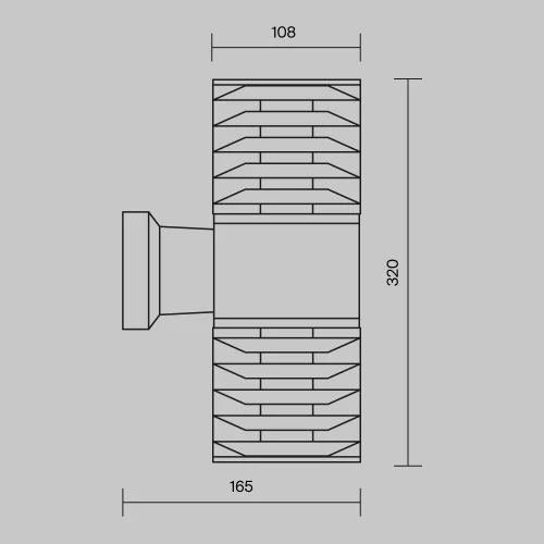 Купить Уличный настенный светильник Bronx O576WL-02B - фото: 5