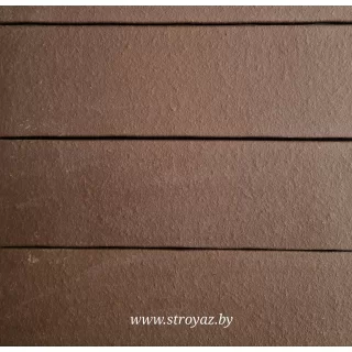 Плитка фасадная клинкерная керамическая ОРИОН коричневый