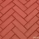 Брусчатка клинкерная красная ЭДИНБУРГ ЛОНГ, 250х80х50