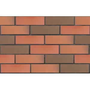 Клинкерный кирпич красный флэш НОТТИНГЕМ, гладкий, серия Классика,  ЛСР