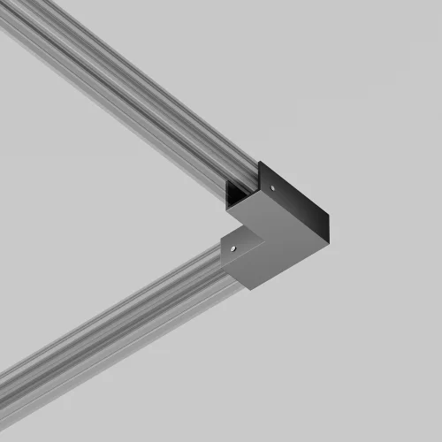 Купить Коннектор угловой для профиля Elasity IP черный O-TR001-AC90 - фото: 1