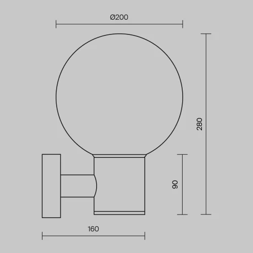Купить Уличный настенный светильник Bold O598WL-01B - фото: 5