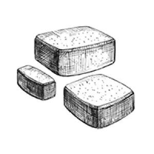 Плитка тротуарная в форме классика толщиной 60мм